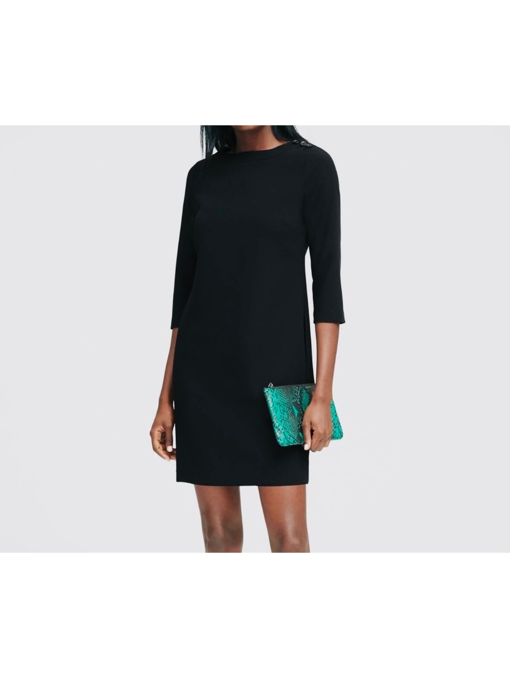 Banana Republic women’s classic black shift dress size O